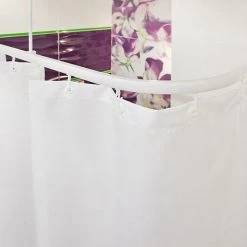 Duschvorhangschiene Barrierefrei Duschvorhangstange Inkl. Gleiter - 3 Farben Zur Wahl -Möbelhaus 572299372