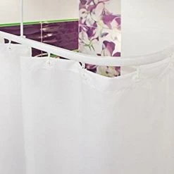 Duschvorhangschiene Barrierefrei Duschvorhangstange Inkl. Gleiter - 3 Farben Zur Wahl -Möbelhaus 572299377