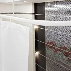 Duschvorhangschiene Barrierefrei Duschvorhangstange Inkl. Gleiter - 3 Farben Zur Wahl -Möbelhaus 572299384