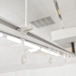 Duschvorhangschiene Barrierefrei Duschvorhangstange Inkl. Gleiter - 3 Farben Zur Wahl -Möbelhaus 572299389