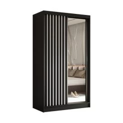 Kleiderschrank Mit Lamellen HELIX Loft Stil Garderobenschrank Schlafzimmer -Möbelhaus 572586715