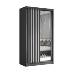 Kleiderschrank Mit Lamellen HELIX Loft Stil Garderobenschrank Schlafzimmer -Möbelhaus 572586719