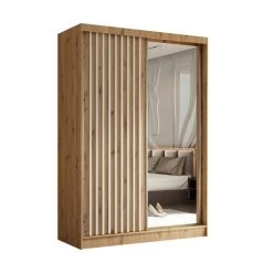 Kleiderschrank Mit Lamellen HELIX Loft Stil Garderobenschrank Schlafzimmer -Möbelhaus 572586836