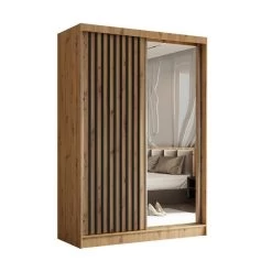 Kleiderschrank Mit Lamellen HELIX Loft Stil Garderobenschrank Schlafzimmer -Möbelhaus 572586837