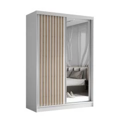 Kleiderschrank Mit Lamellen HELIX Loft Stil Garderobenschrank Schlafzimmer -Möbelhaus 572586839