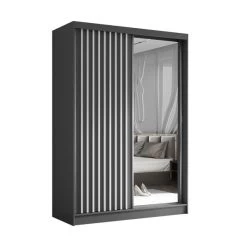 Kleiderschrank Mit Lamellen HELIX Loft Stil Garderobenschrank Schlafzimmer -Möbelhaus 572586842