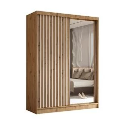 Kleiderschrank Mit Lamellen HELIX Loft Stil Garderobenschrank Schlafzimmer -Möbelhaus 572586956