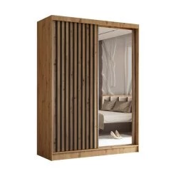 Kleiderschrank Mit Lamellen HELIX Loft Stil Garderobenschrank Schlafzimmer -Möbelhaus 572586958