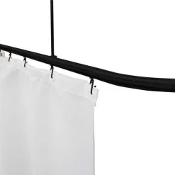 Duschvorhangschiene Barrierefrei Duschvorhangstange Inkl. Gleiter - 3 Farben Zur Wahl -Möbelhaus 573246246