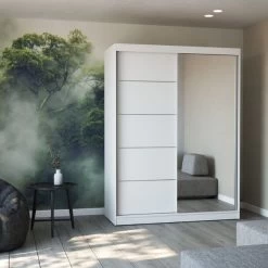 Schwebetürenschrank Schrank Kleiderschrank Mehrzweckschrank Mista 05 150