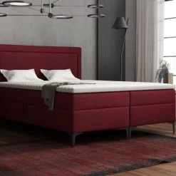 Boxspringbett DUCCAN Continental Bett Im Stoff Dopplebett Auch Im Samt
