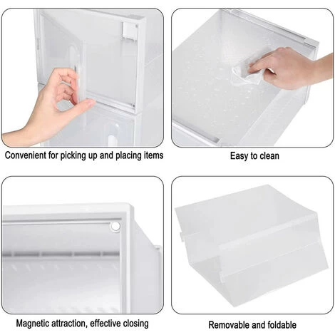 WOLTU Schuhregal Mit Magnetverschluss Schuhboxen DIY Schuhschrank Steckregal Aus Kunststoff 7 WOLTU Schuhregal Mit Magnetverschluss Schuhboxen DIY Schuhschrank Steckregal Aus Kunststoff – Bild 5