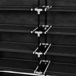 Faltschrank - Campingschrank - Kleiderschrank Faltschrank Camping - 115 X 30 X 108 Cm - Schwarz - Maxxhome -Möbelhaus 58346951 5