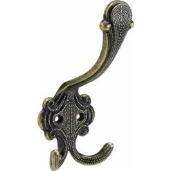 Hettich Garderobenhaken 5,8 X 14,5 X 7,0 Cm Antik Gold Hakenleisten & Garderobenhaken