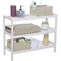 Songmics Schuhregal Aus Bambus Schuhständer Ablageregal Schuhschrank Mit 3 Ebenen Schuhablage Für 12 Paar Schuhe Standregal Weiß 55 X 70 X 25cm LBS13W 9 Songmics Schuhregal Aus Bambus Schuhständer Ablageregal Schuhschrank Mit 3 Ebenen Schuhablage Für 12 Paar Schuhe Standregal Weiß 55 X 70 X 25cm LBS13W -Möbelhaus 6421970 3