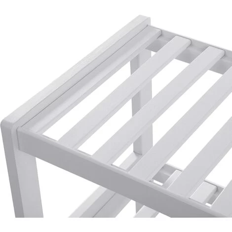 Songmics Schuhregal Aus Bambus Schuhständer Ablageregal Schuhschrank Mit 3 Ebenen Schuhablage Für 12 Paar Schuhe Standregal Weiß 55 X 70 X 25cm LBS13W 6 Songmics Schuhregal Aus Bambus Schuhständer Ablageregal Schuhschrank Mit 3 Ebenen Schuhablage Für 12 Paar Schuhe Standregal Weiß 55 X 70 X 25cm LBS13W – Bild 4