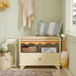 SoBuy FSR123-MI Schuhbank Mit Sitzkissen Garderobenbank Truhenbank Sitzbank Mit Stauraum Dielenbank Schuhtruhe Sitzkommode Schuhregal Mit Sitzbank Schmal Beige BHT Ca.: 60x46x35cm 9 SoBuy FSR123-MI Schuhbank Mit Sitzkissen Garderobenbank Truhenbank Sitzbank Mit Stauraum Dielenbank Schuhtruhe Sitzkommode Schuhregal Mit Sitzbank Schmal Beige BHT Ca.: 60x46x35cm -Möbelhaus 65750312 3