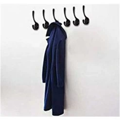 10 Stück Vintage Wandgarderobe Kleiderhaken Metall Hutablage Retro Haken Für Garderobe Badezimmer Küche Schlafzimmer Mit 20 Schrauben (Schwarz) -Möbelhaus 67877071 5