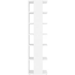 Schuhschrank Weiß 25x27x102 Cm Spanplatte -Möbelhaus 70512334 5