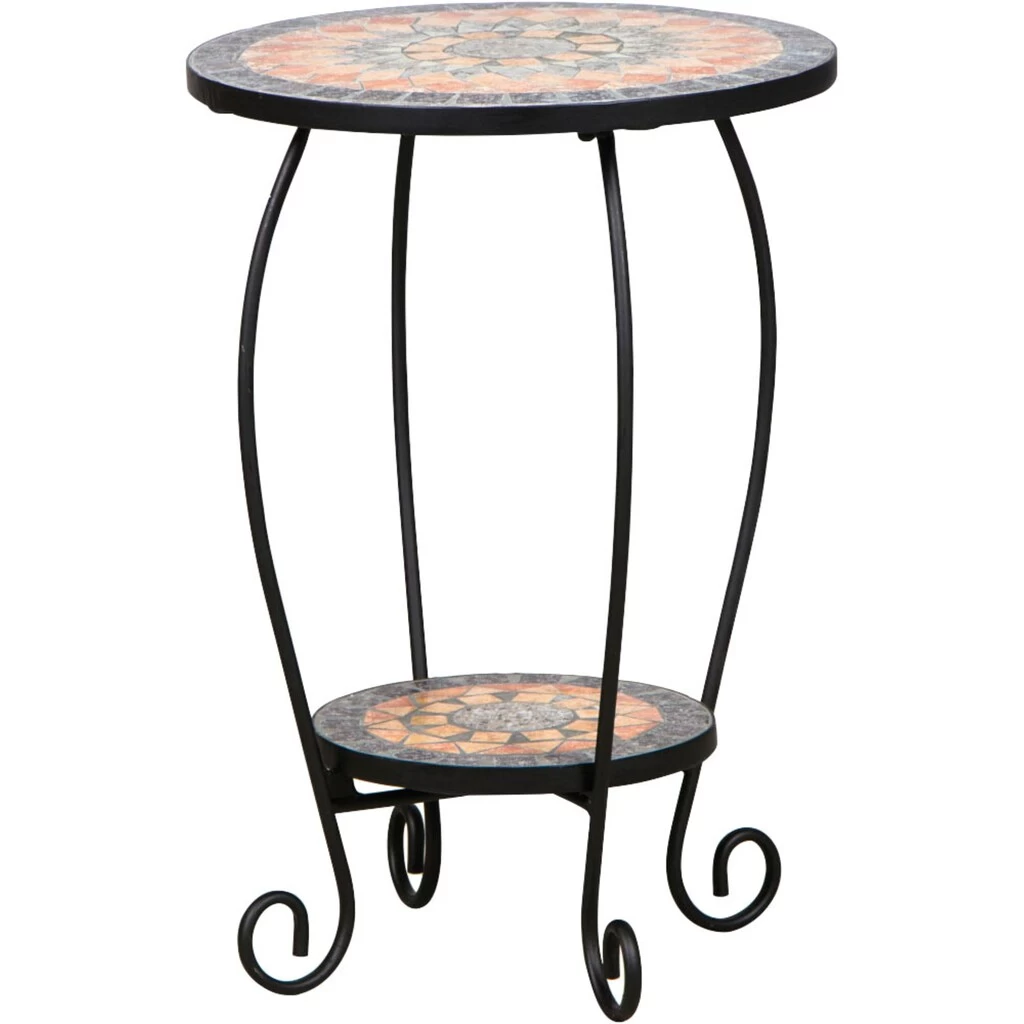 Siena Garden Blumentisch »Prato«, (1 St.), Blumenständer, BxTxH: 41x41x60,5 Cm, Eisen Mit Mosaikoptik 7 Siena Garden Blumentisch »Prato«, (1 St.), Blumenständer, BxTxH: 41x41x60,5 Cm, Eisen Mit Mosaikoptik – Bild 5