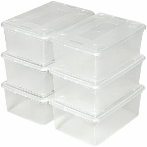 Aufbewahrungsboxen 48er Set - Aufbewahrungskisten, Plastikkisten, Kunststoffboxen Mit Deckel 3 Aufbewahrungsboxen 48er Set - Aufbewahrungskisten, Plastikkisten, Kunststoffboxen Mit Deckel