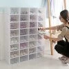 10 Stück Verdickte Schuhkartons Aus Transparentem Kunststoff, Clamshell-Schuhregal, Aufbewahrungsbox, Weiß 1 10 Stück Verdickte Schuhkartons Aus Transparentem Kunststoff, Clamshell-Schuhregal, Aufbewahrungsbox, Weiß -Möbelhaus 77257468 1