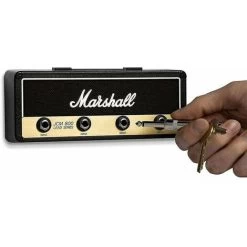 Marshall Key Holder Wall Mounted Jack Rack 2.0 JCM800 Gitarren-Schlüsselhalter Haken Schlüsselhalter Heimbefestigung Mit 4 Schlüsselringen Schlüsselhalter-Set Schwarz (Keyholder Set Black) -Möbelhaus 80410016 4