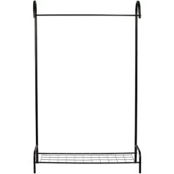 Garderobenständer Vallø Aus Metall Schwarz [en.casa] -Möbelhaus 81664186 4