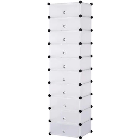 4331173cm 10 Lagen Kunststoffbrett PP Kunststoffschrank Zur Aufbewahrung Von Schuhen, Kleidung Oder Spielzeug Transparent Gefrostet 3 4331173cm 10 Lagen Kunststoffbrett PP Kunststoffschrank Zur Aufbewahrung Von Schuhen, Kleidung Oder Spielzeug Transparent Gefrostet