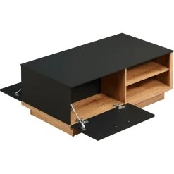 Trendteam Couchtisch »Synnax«, (1 St.), Ca. Maße (B/H/T): 110/42/60 Cm, Sofatisch Rechteckig, Eiche/schwarz 11 Trendteam Couchtisch »Synnax«, (1 St.), Ca. Maße (B/H/T): 110/42/60 Cm, Sofatisch Rechteckig, Eiche/schwarz -Möbelhaus 818e387cbedc989fb9b9da1e4888d35f