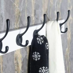 10 Stück Schwarze Vintage Garderobenhaken, Wandhaken Metallhaken Kleiderhaken Mit 25 Stück Schrauben Für Türhaken Tür Küche Badezimmer (schwarz) -Möbelhaus 83697409 3