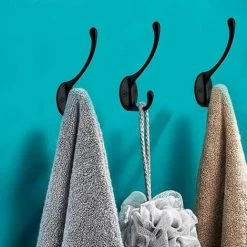 10 Stück Schwarze Vintage Garderobenhaken, Wandhaken Metallhaken Kleiderhaken Mit 25 Stück Schrauben Für Türhaken Tür Küche Badezimmer (schwarz) -Möbelhaus 83697409 4