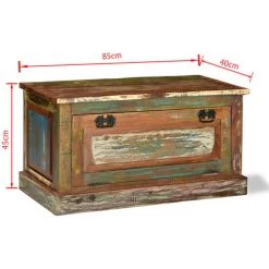 Schuhbank Altholz Massiv VidaXL -Möbelhaus 8425280 3