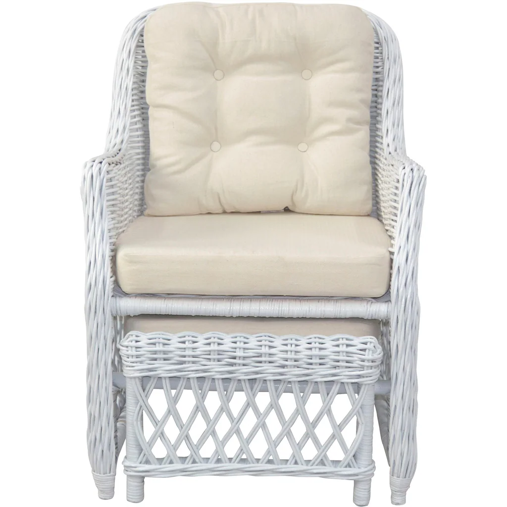 Home Affaire Rattanstuhl, Handarbeit, Maße (B/T/H): (67/75/91) 4 Home Affaire Rattanstuhl, Handarbeit, Maße (B/T/H): (67/75/91) – Bild 2