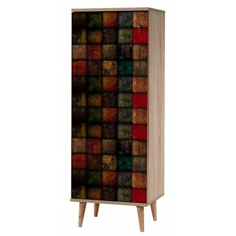 Ironbridge Schuhschrank Mit Quadratischem Muster, Bunt 6 Ironbridge Schuhschrank Mit Quadratischem Muster, Bunt – Bild 4