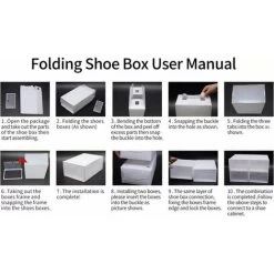 Set Mit 12 Stapelbaren Schuhkartons Aus Durchsichtigem Kunststoff Mit Deckel -Möbelhaus 87760574 4