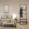 BIGZZIA Garderobenständer, 3 In 1 Garderobenständer Stabil Kleiderstange Mit 3 Schichten Schuhregal Und Abnehmbaren Haken Kleiderständer Freistehender Für Schlafzimmer Schwarz 1 BIGZZIA Garderobenständer, 3 In 1 Garderobenständer Stabil Kleiderstange Mit 3 Schichten Schuhregal Und Abnehmbaren Haken Kleiderständer Freistehender Für Schlafzimmer Schwarz -Möbelhaus 89050115 1