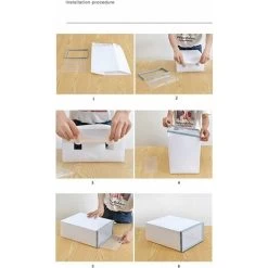 HIASDFLS 8 Stück Stapelbarer Schuhkarton, Damen Herren Durchsichtiger Kunststoff Schuhaufbewahrungsbox Groß Mit Durchsichtiger Tür (WEISS) HIASDFLS -Möbelhaus 89418465 3