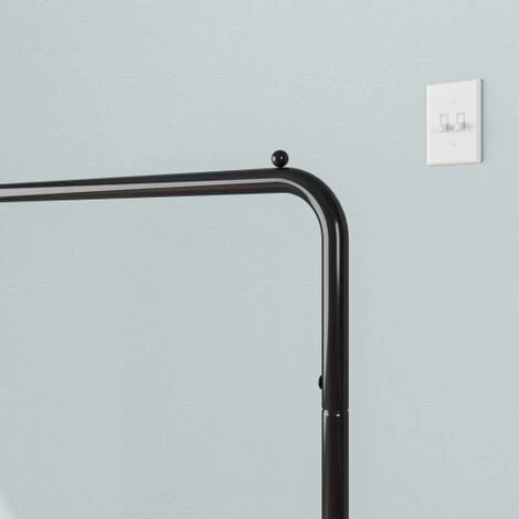 Kleiderständer Metall Garderobenständer HBT 13 X80 X40cm,schwarz 6 Kleiderständer Metall Garderobenständer HBT 13 X80 X40cm,schwarz – Bild 4