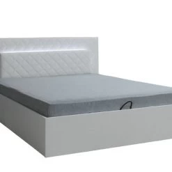 Komplett Schlafzimmer Hochglanz Weiß Mit LED Bett, Schrank, 2 X Nako 14 Komplett Schlafzimmer Hochglanz Weiß Mit LED Bett, Schrank, 2 X Nako -Möbelhaus 93783820