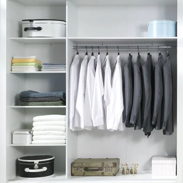 Komplett Schlafzimmer Hochglanz Weiß Mit LED Bett, Schrank, 2 X Nako 9 Komplett Schlafzimmer Hochglanz Weiß Mit LED Bett, Schrank, 2 X Nako – Bild 7