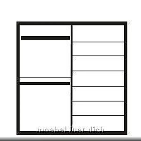 Schlafzimmer Komplett Novalis II Hochglanz Schwarz 5 Schlafzimmer Komplett Novalis II Hochglanz Schwarz – Bild 3