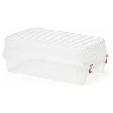 Schuhkartons, Stapelbar Mit Kunststoffverbindern, Faltbar, Transparenter, Fester, Atmungsaktiver Kunststoff 4 Schuhkartons, Stapelbar Mit Kunststoffverbindern, Faltbar, Transparenter, Fester, Atmungsaktiver Kunststoff – Bild 2