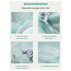 Schuhkartons, Stapelbar Mit Kunststoffverbindern, Faltbar, Transparenter, Fester, Atmungsaktiver Kunststoff 9 Schuhkartons, Stapelbar Mit Kunststoffverbindern, Faltbar, Transparenter, Fester, Atmungsaktiver Kunststoff -Möbelhaus 93867990 3