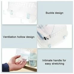 Schuhkartons, Stapelbar Mit Kunststoffverbindern, Faltbar, Transparenter, Fester, Atmungsaktiver Kunststoff 10 Schuhkartons, Stapelbar Mit Kunststoffverbindern, Faltbar, Transparenter, Fester, Atmungsaktiver Kunststoff -Möbelhaus 93867990 4