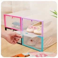 Schuhaufbewahrungsbox Durchsichtige Schubladen Einfaches Sortieren Der Box Mit Freier Kombination Zum Verdicken Home Hostel, Open Female Grün 18,3x27,5x16,4cm 7 Schuhaufbewahrungsbox Durchsichtige Schubladen Einfaches Sortieren Der Box Mit Freier Kombination Zum Verdicken Home Hostel, Open Female Grün 18,3x27,5x16,4cm -Möbelhaus 95590592 3
