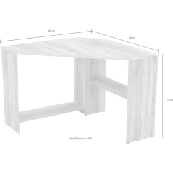 Helvetia Schreibtisch »RINO«, Breite 80 Cm, Eckschreibtisch -Möbelhaus 955c84ee02f298e17b5b1d213c0ded3e