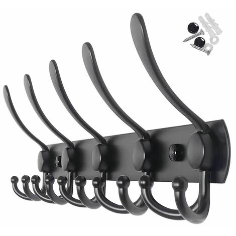 Hakenleiste Kleiderhaken, Garderobenhaken Edelstahl Rostfrei Handtuchhaken Bademantelhaken Wandhaken Wandgarderobe Garderobenleiste 7 Hakenleiste Kleiderhaken, Garderobenhaken Edelstahl Rostfrei Handtuchhaken Bademantelhaken Wandhaken Wandgarderobe Garderobenleiste – Bild 5