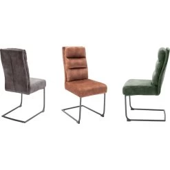 MCA Furniture Freischwinger »Lampang«, (Set), 2 St., 2er Set, Stuhl Mit Stoffbezug Im Vintagelook, Belastbar Bis 120 Kg -Möbelhaus 9a27e16617cf9298be7bfbba21c1040c