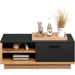 Trendteam Couchtisch »Synnax«, (1 St.), Ca. Maße (B/H/T): 110/42/60 Cm, Sofatisch Rechteckig, Eiche/schwarz 12 Trendteam Couchtisch »Synnax«, (1 St.), Ca. Maße (B/H/T): 110/42/60 Cm, Sofatisch Rechteckig, Eiche/schwarz -Möbelhaus 9bd40ec4ccd2f82b46643cf3b8a0ead3